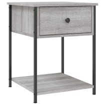 Bedside Tables 2 pcs Brown Oak 44x45x58 cm Engineered Wood
