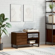 Record Cabinet Brown Oak...