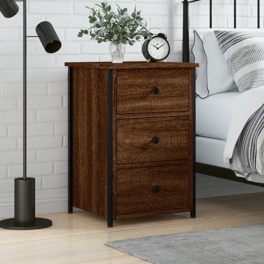 Bedside Cabinets 2 pcs Grey Sonoma 40x36x60 cm Engineered Wood