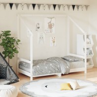 Kids Bed Frame Black 90x200...