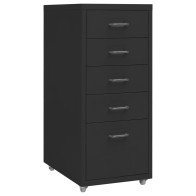 Mobile File Cabinet Black...