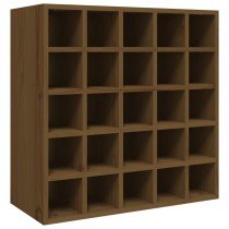 Wine Cabinet 62x25x62 cm Solid Wood Pine