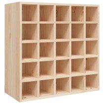 Wine Cabinet 62x25x62 cm Solid Wood Pine