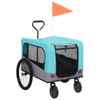 2-in-1 Pet Bike Trailer &...