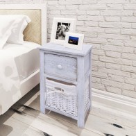 Bedside Cabinets 2 pcs Wood...