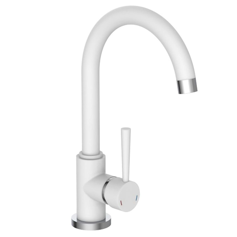 SCHÜTTE Kitchen Mixer Tap with Round Spout CORNWALL Matte Gold