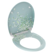 SCH TTE Toilet Seat with Soft-Close Quick Release FLOWER IN THE WIND