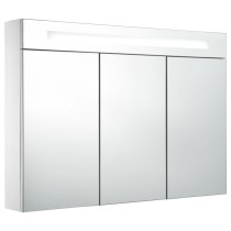 LED Bathroom Mirror Cabinet 88x13x62 cm