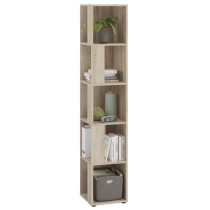 FMD Corner Shelf with 10 Side Compartments White