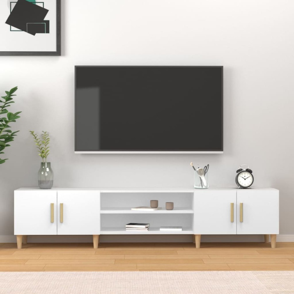 TV Cabinet Brown Oak 180x31.5x40 cm Engineered Wood