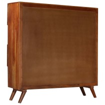 Highboard Solid Reclaimed Wood 150x40x152 cm