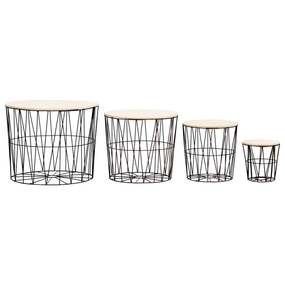 Coffee Table 4 pcs Copper
