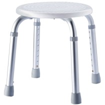 RIDDER Bathroom Stool Round White 110 kg A00603101