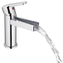 SCH TTE Basin Mixer Tap with Waterfall Spout NIAGARA