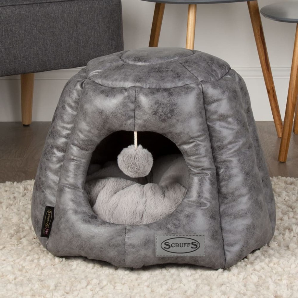 Scruffs & Tramps Cat Bed Knightsbridge 48x38 cm Grey