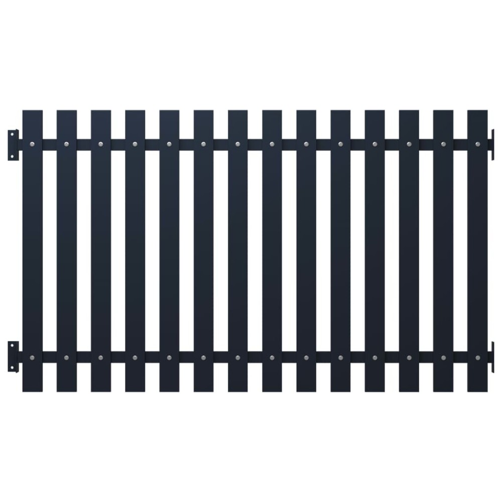 Fence Panel Anthracite 170.5x170 cm Powder-coated Steel