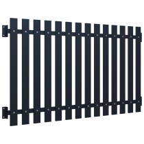 Fence Panel Anthracite 170.5x170 cm Powder-coated Steel