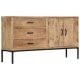 Sideboard 140x35x75 cm Massivholz Mango