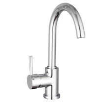 SCH TTE Sink Mixer with Round Spout UNICORN Chrome