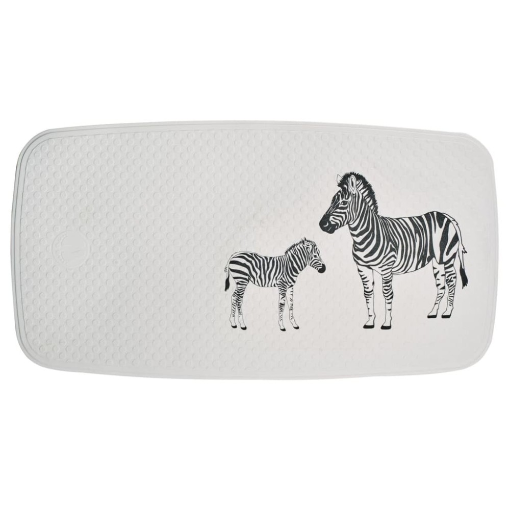 RIDDER Shower Mat Zebra 54x54 cm White and Black