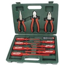 Br der Mannesmann 11 Piece VDE Screwdriver and Pliers Set 11240