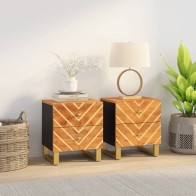 Bedside Cabinet Brown and...