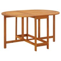 Garden Table 130x90x72 cm Solid Acacia Wood