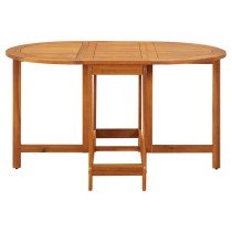 Garden Table 130x90x72 cm Solid Acacia Wood