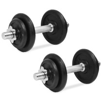 15 Piece Dumbbell set 20 kg Cast Iron