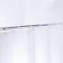 RIDDER Telescopic Shower Curtain Rod 110-185 cm White 55201