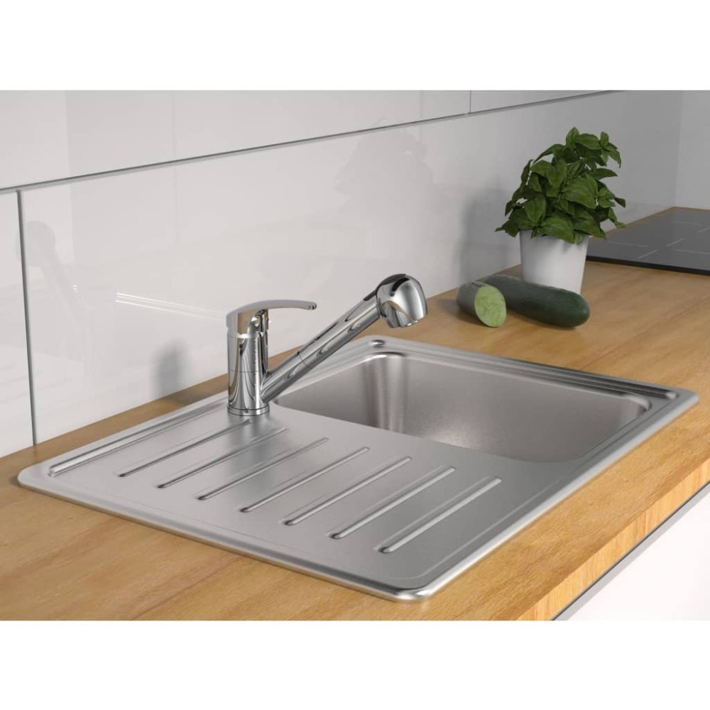 SCH TTE Sink Mixer with Pull-out Spray DIZIANI Chrome