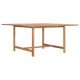 Garden Table 120x120x75 cm Solid Teak Wood