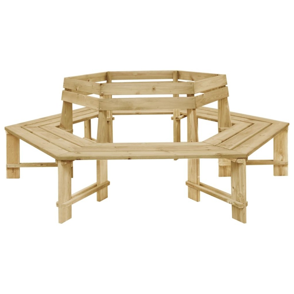 Garden Bench 240 cm Impregnated Pinewood