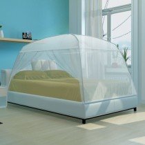 Mongolia Net Mosquito Net 2 Doors 200 x 150 x 145 cm White
