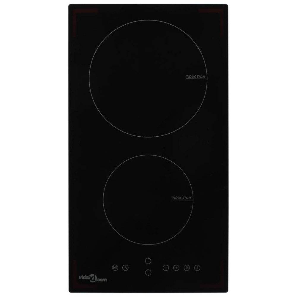 Induction Hob with 4 Burners Touch Control Glass 7000 W