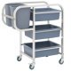 Kitchen Cart with Plastic Containers 82x43.5x92 cm