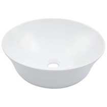 Waschbecken 41 x 12,5 cm Keramik Weiß