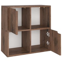 Bookshelf Brown Oak 60x27.5x59.5 cm Engineered Wood