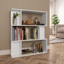 Bücherregal/Raumteiler Grau Sonoma 80x24x96 cm Holzwerkstoff