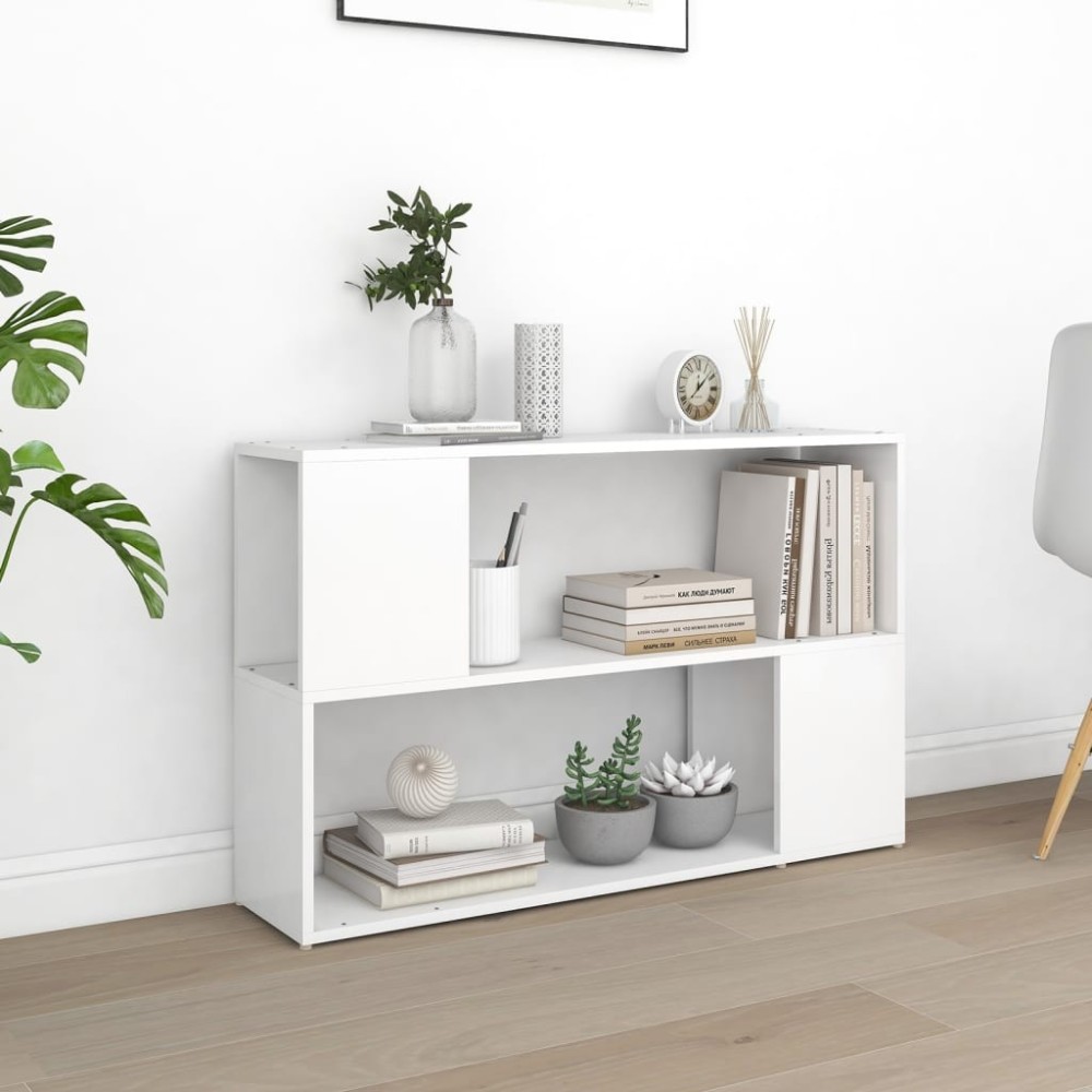 Book Cabinet Grey 100x24x63 cm Engineered Wood