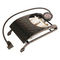 Carpoint Double Barrel Tyre Pump Premium Black