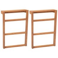 Towel Racks 2 pcs Solid...