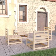 4 Piece Garden Lounge Set...