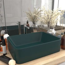 Luxury Wash Basin Matt Light Grey 41x30x12 cm Ceramic