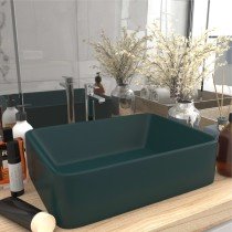 Luxury Wash Basin Matt Light Grey 41x30x12 cm Ceramic