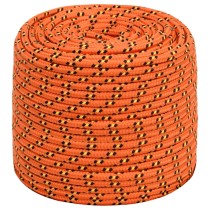 Boat Rope Orange 8 mm 500 m Polypropylene