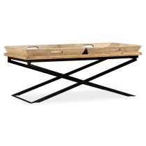 Coffee Table Solid Mango Wood 110x55x42 cm