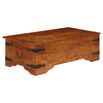 Coffee Table Solid Acacia Wood Honey Finish 110x55x35 cm