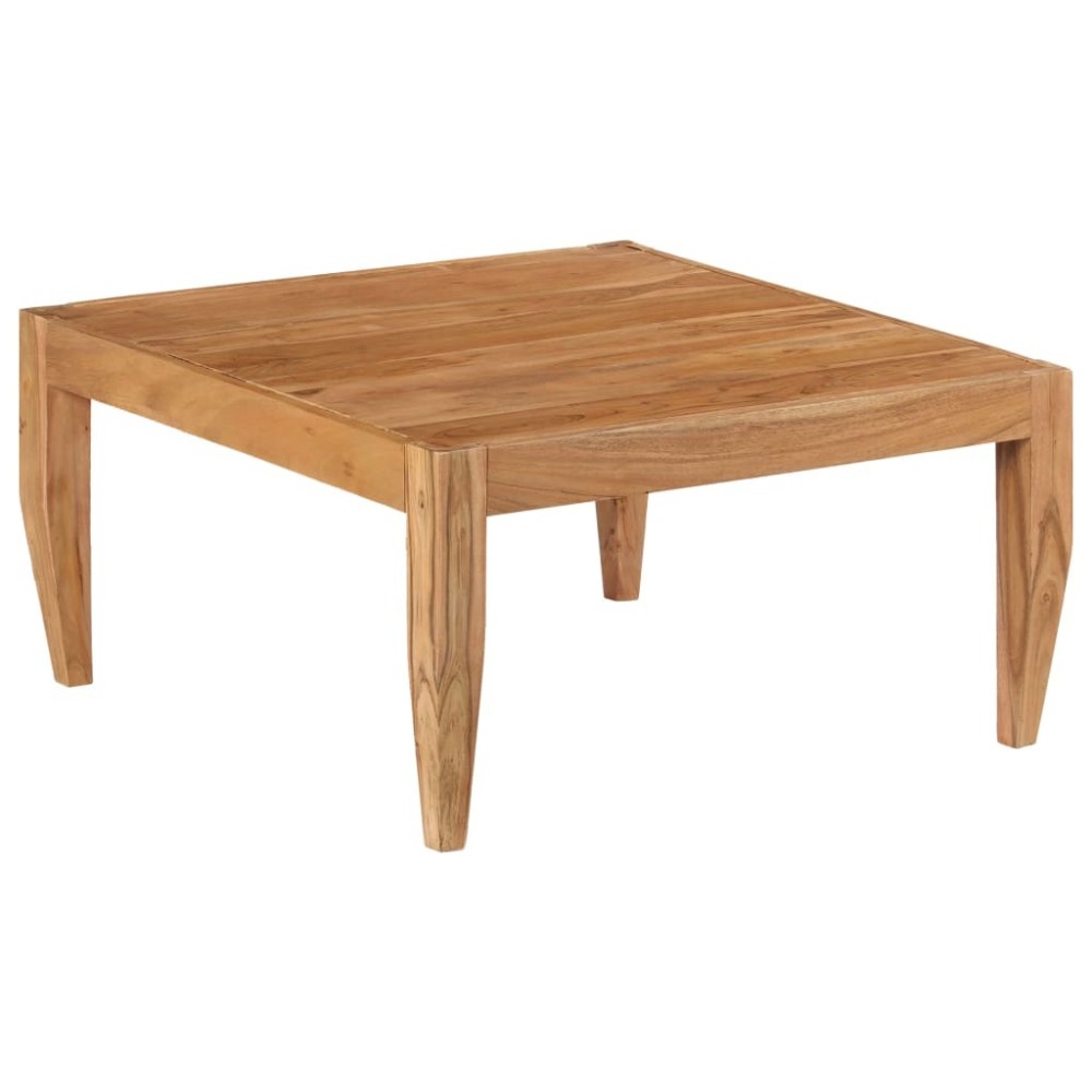 Couchtisch Massivholz Akazie 80 x 80 x 41 cm Braun