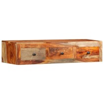 Wall Console Table 100x25x20 cm Solid Sheesham Wood